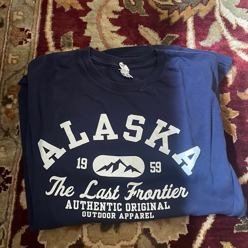Alaska the last frontier tshirt.